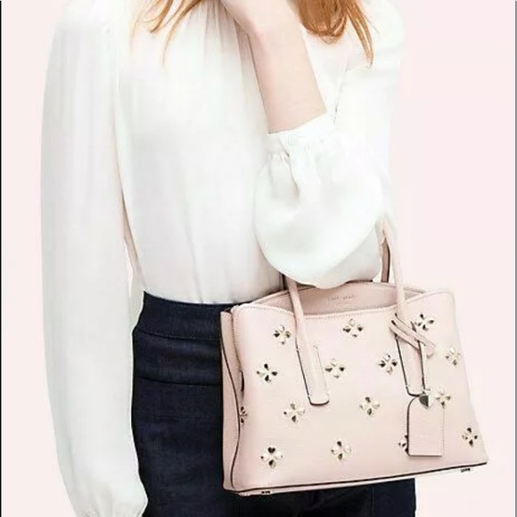 Kate spade Margaux medium spade pale vellum satche - Picture 3 of 8